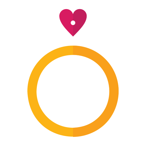 anello di fidanzamento Generic Flat icona