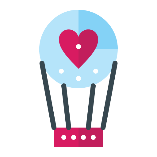 Air hot balloon Generic Flat icon