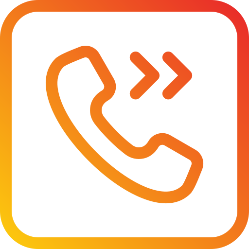 Outgoing call Generic Gradient icon