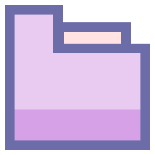 fichiers et dossiers Generic Outline Color Icône