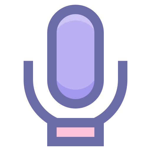Микрофон Generic Outline Color иконка