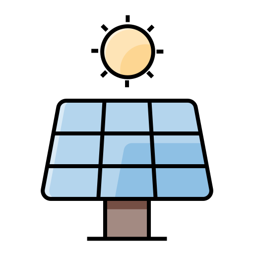 ソーラーパネル Generic Outline Color icon