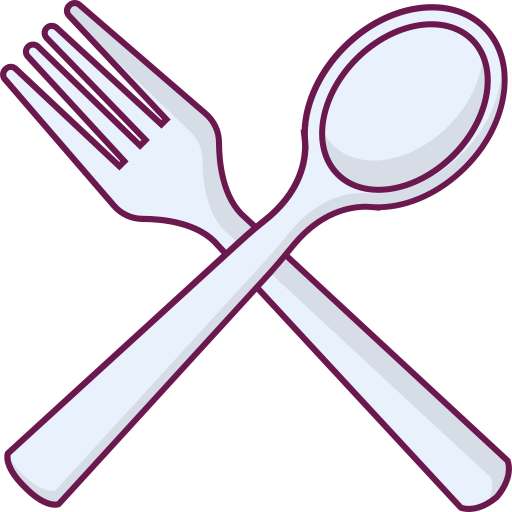 Cutlery Vector Stall Lineal Color icon