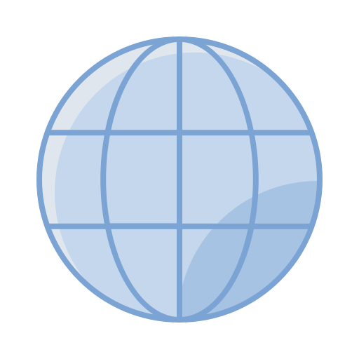 grille du globe Generic Flat Icône