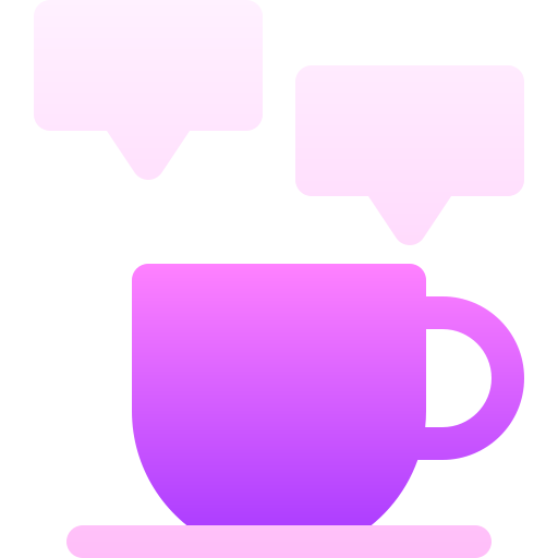 taza de café Basic Gradient Gradient icono