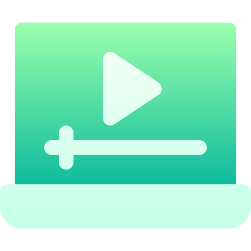 video conferenza Basic Gradient Gradient icona