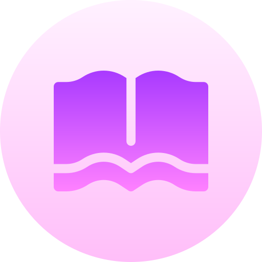 libro Basic Gradient Circular icono