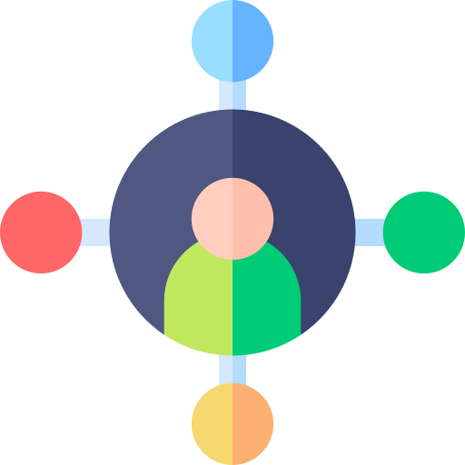 conexión Basic Straight Flat icono