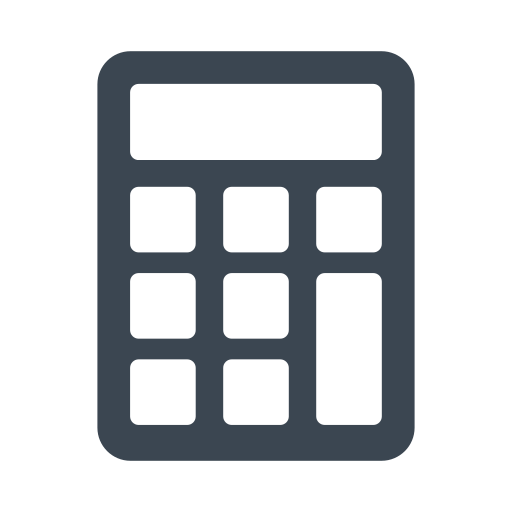 Calculation Generic Blue icon