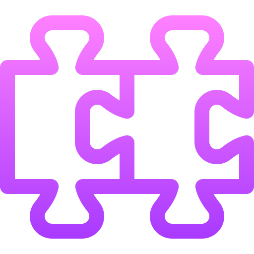 パズル Basic Gradient Lineal color icon