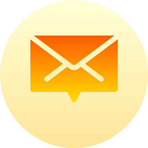 email Basic Gradient Circular icon