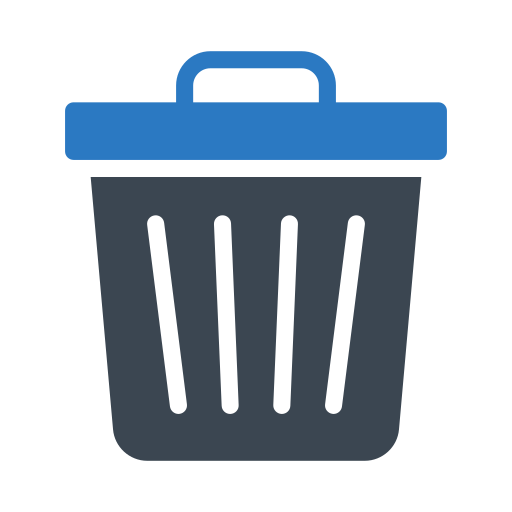 쓰레기통 Generic Blue icon