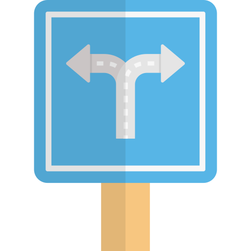Direction Vector Stall Flat icon