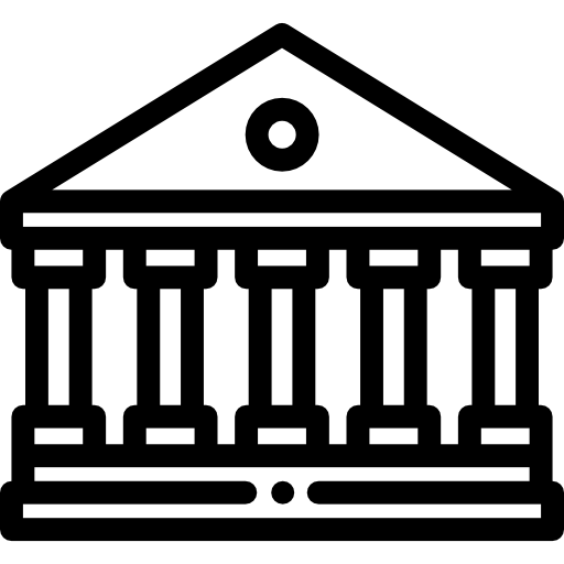 Courthouse Detailed Rounded Lineal icon
