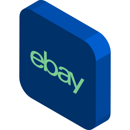 ebay Isometric Flat icono