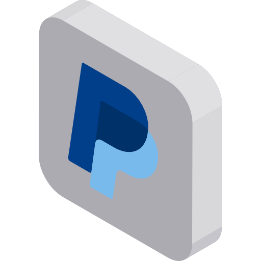 paypal Isometric Flat icon