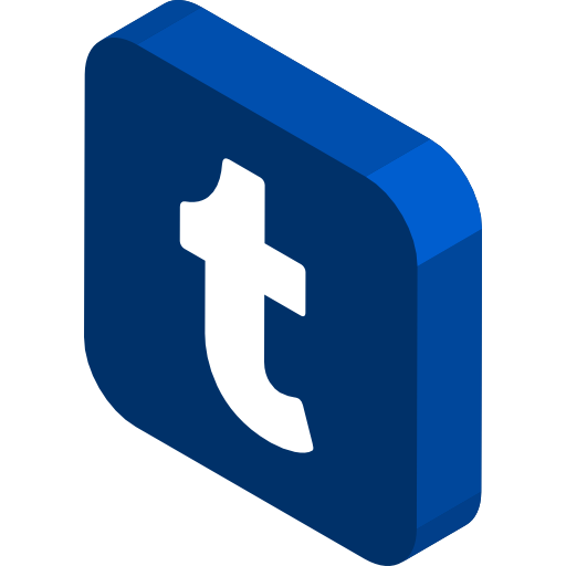 tumblr Isometric Flat icono