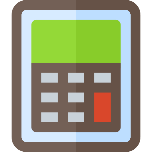 calculador Basic Rounded Flat icono