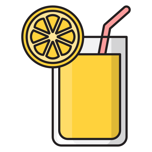 limonade Vector Stall Lineal Color icon