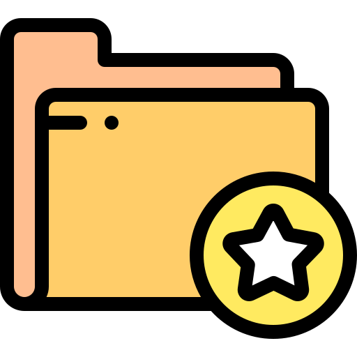 Folder Detailed Rounded Lineal color icon