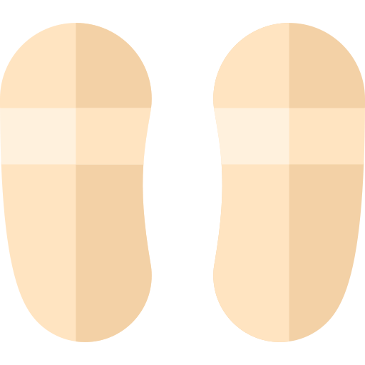 Slippers Basic Rounded Flat icon