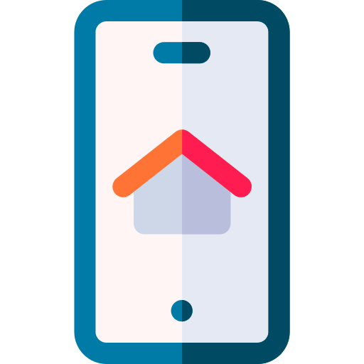 iphone Basic Rounded Flat icono