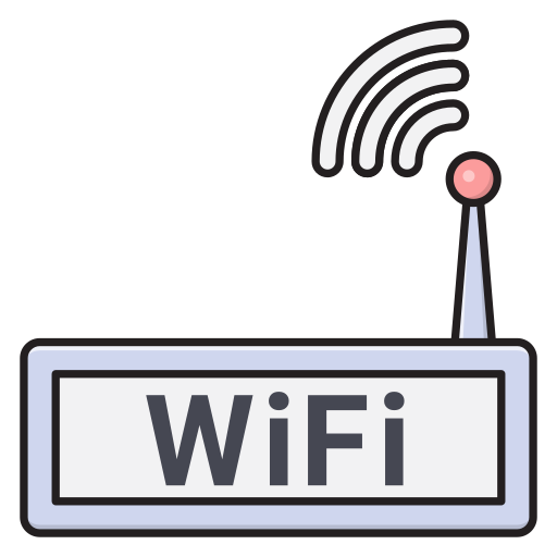 urządzenie routera Vector Stall Lineal Color ikona