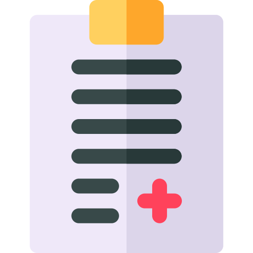 relatório médico Basic Rounded Flat Ícone