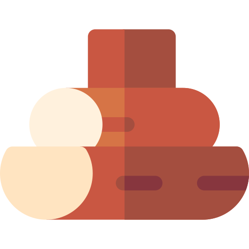 Firewood Basic Rounded Flat icon