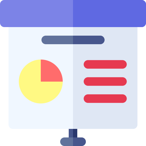 Presentation Basic Rounded Flat icon