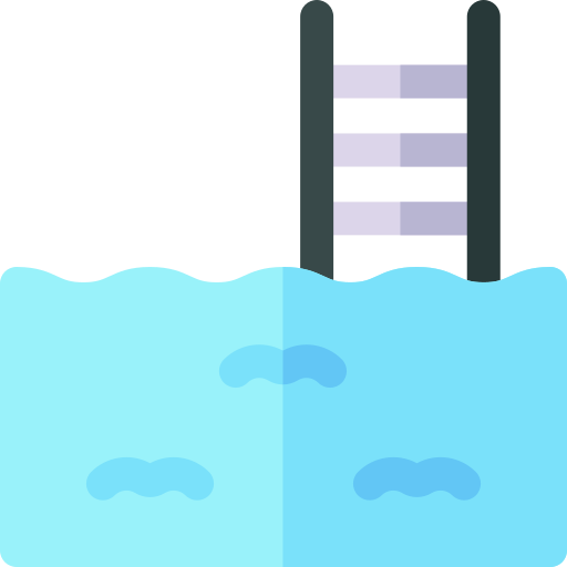 Swimming pool Basic Rounded Flat icon
