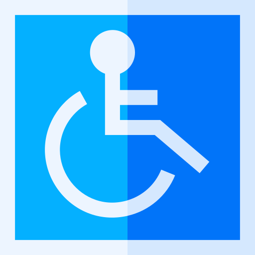 Handicap Basic Straight Flat icon