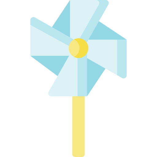 おもちゃの風車 Special Flat icon