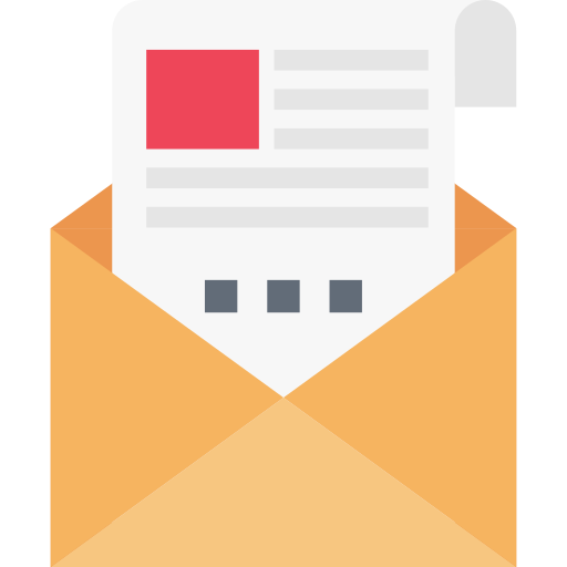 Email Vector Stall Flat icon