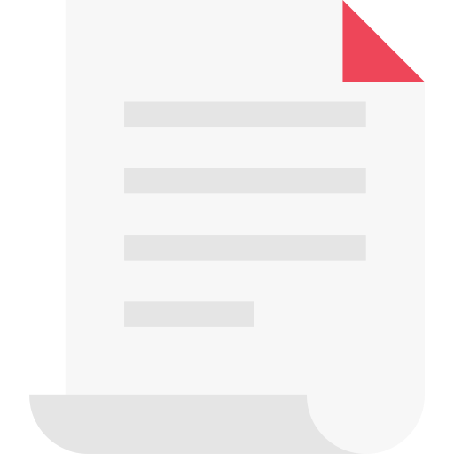 Document Vector Stall Flat icon