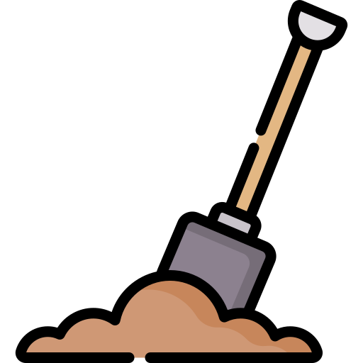 Shovel Special Lineal color icon