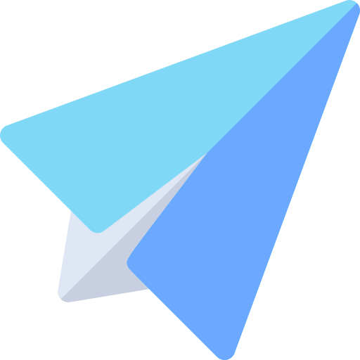 Paper plane Basic Rounded Flat icon