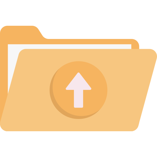 Upload file Vector Stall Flat icon