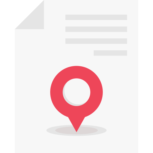 Location Vector Stall Flat icon