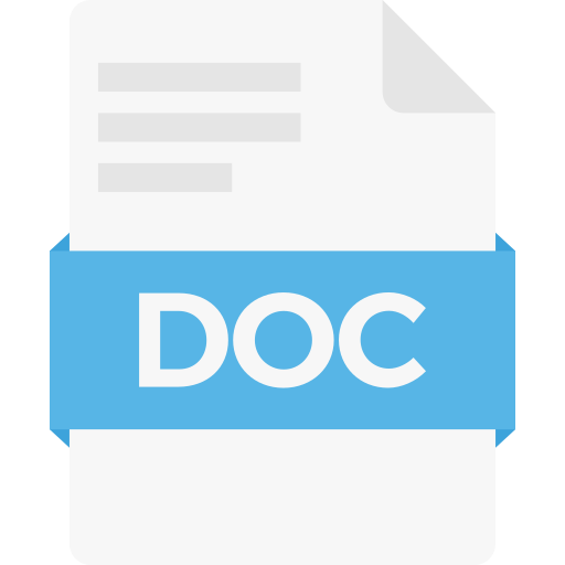 Doc file Vector Stall Flat icon