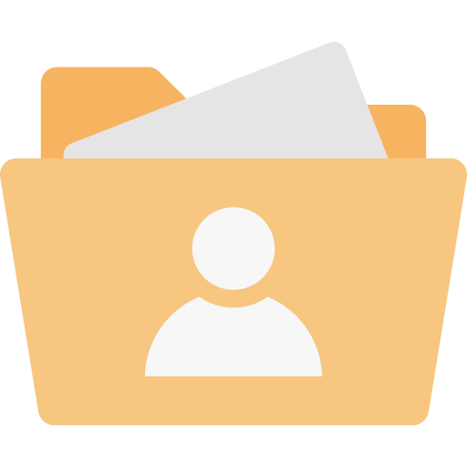 Personal information Vector Stall Flat icon