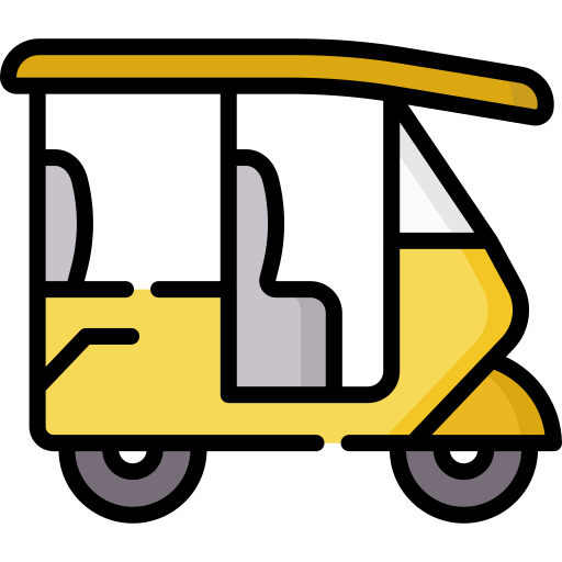 tuk tuk Special Lineal color icon