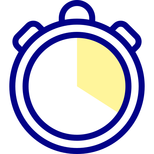 timer Detailed Mixed Lineal color icon