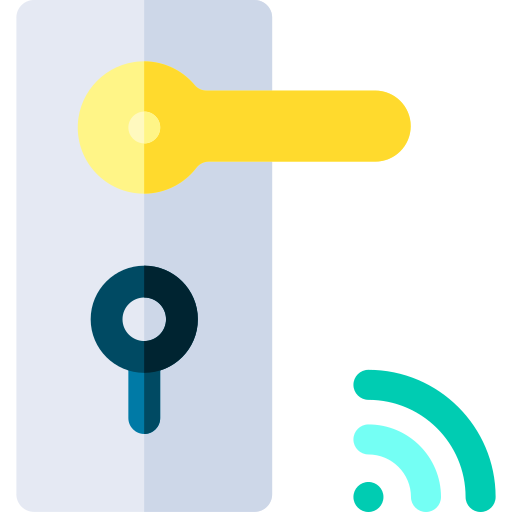 Smart key Basic Rounded Flat icon