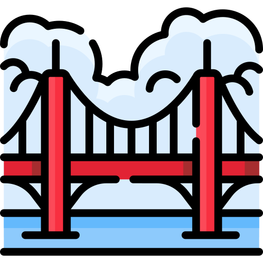 Bridge Special Lineal color icon