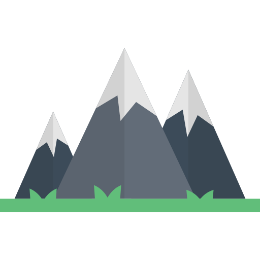 hills Vector Stall Flat icon