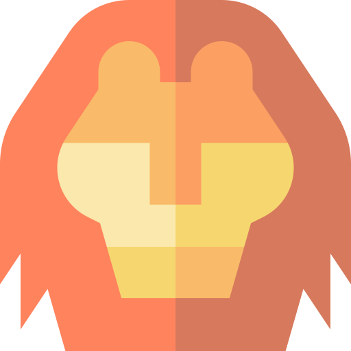 león Basic Straight Flat icono