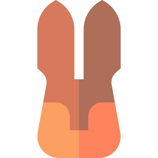 野ウサギ Basic Straight Flat icon
