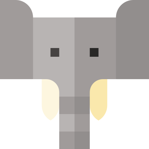 elefante Basic Straight Flat icona