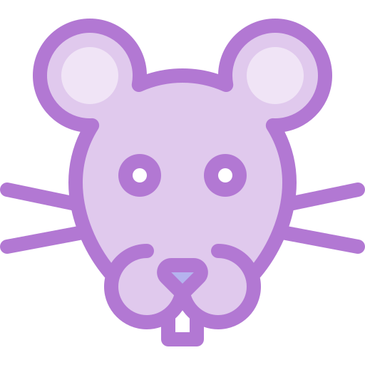 쥐 Detailed color Lineal color icon
